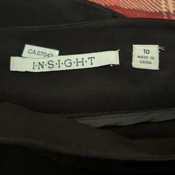 Insight Black Asymmetrical Ruffled Mini Skirt - Picture 4 of 4